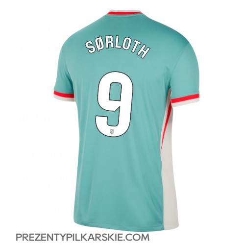 Stroje piłkarskie Atletico Madrid Alexander Sorloth #9 Koszulka Wyjazdowej 2024-25 Krótki Rękaw